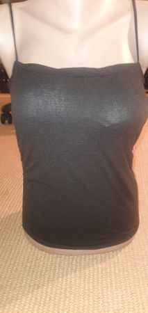 top Damen schwarz, s shirt, spaghetti pushup sgirt, haut noi