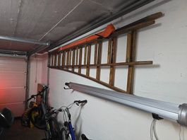Holzleiter/Bockleiter ca. 3,8 Meter