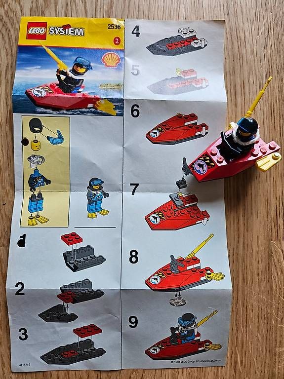 Lego Kit di costruzioni: 2536 LEGO Divers Jet Ski – Usato da Ettingen venduto da jac_6ttp