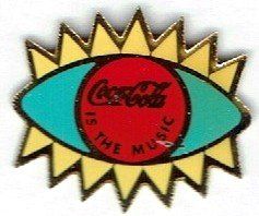 Coca-Cola Placchette & Badge: Coca Cola is the Music – Usato da Hinterkappelen venduto da Schampus