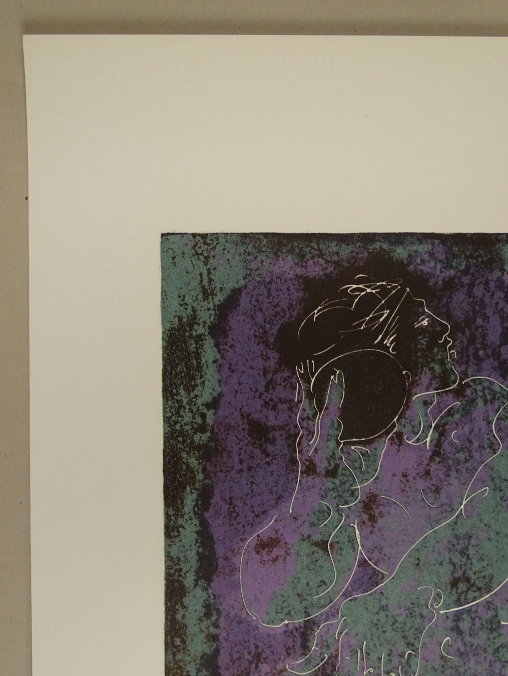 Grafica & Litografie: HANS ERNI: ATHLETEN, KUGELSTOSSER, LITHOGRAPHIE – Usato da Grüningen venduto da Kartensammler 4