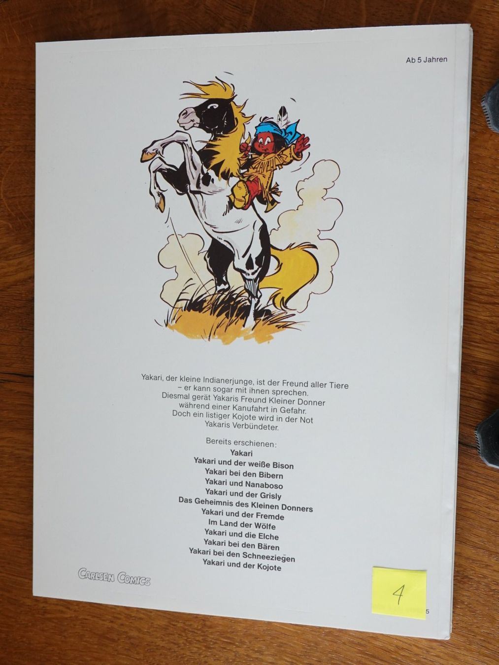 Fumetti: YAKARI - UND DER KOJOTE - SOFTCOVER - 4 – Nuovo (secondo la descrizione) da Schwyz venduto da AttikaSagemattli 1