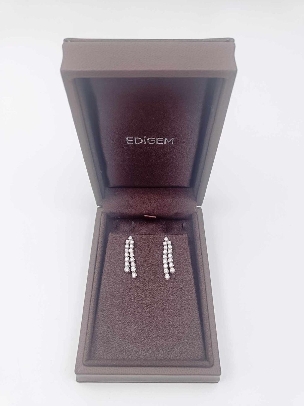 Orecchini pendenti & Orecchini a lobo: DIAMANTOHRHÄNGER IN 750 WEISSGOLD – Usato da Luzern venduto da EdiGem