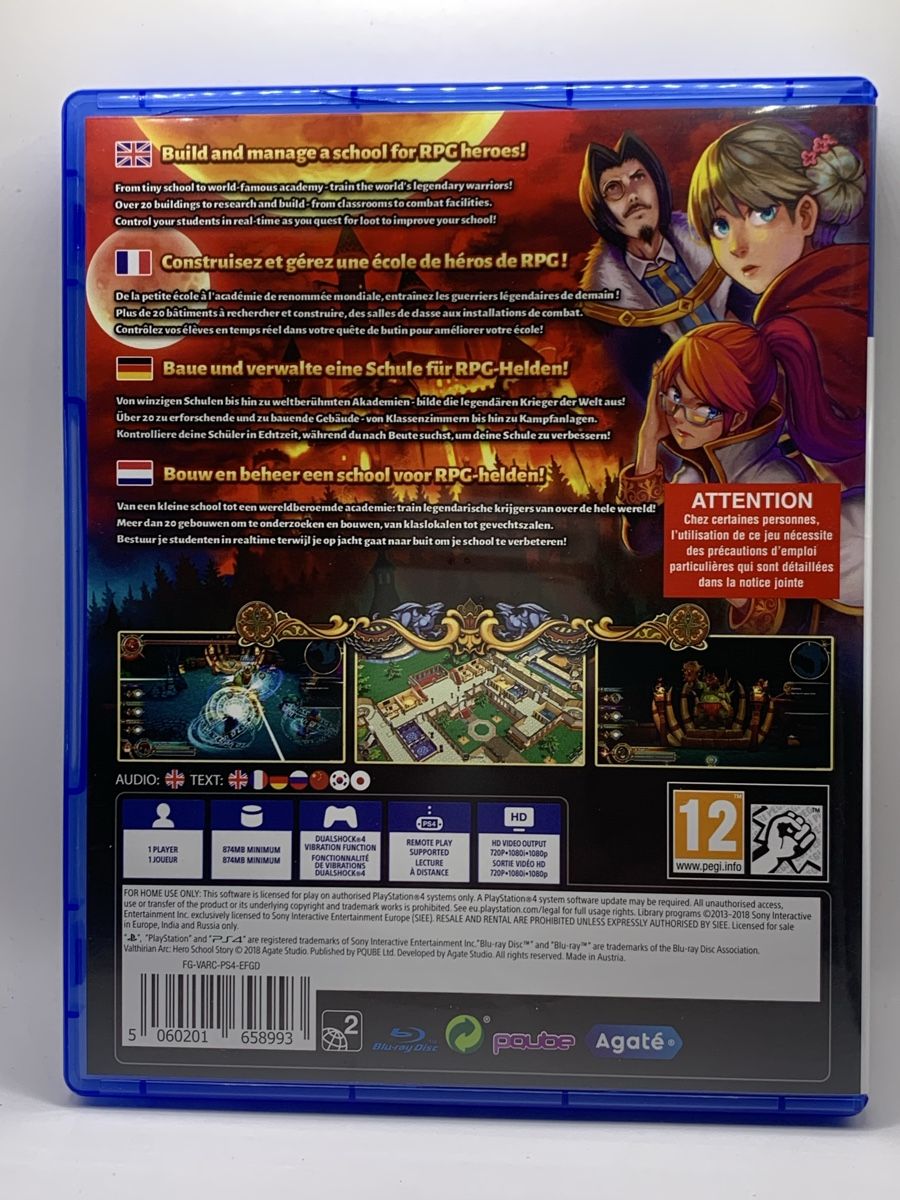 Sony Giochi: PS4 - Valthirian Arc - Hero School Story – Usato da Ostermundigen venduto da RG-Collector 1