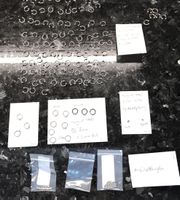 Chirurgenstahl Piercing Schmuck: Ringli, Kugeln - neu