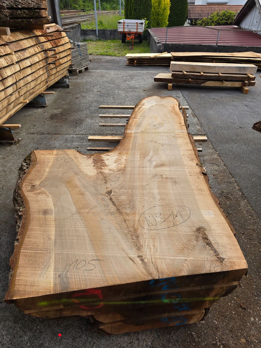 Holzartikel: Nussbaumbrett XXL Gabel – Neu (gemäss Beschreibung) aus Ramsei von Waelchris 2