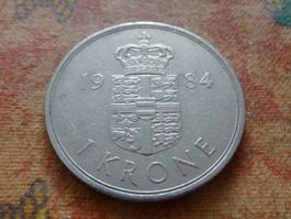 PAYS-BAS  Nederland  1  Krone  1984  (P)