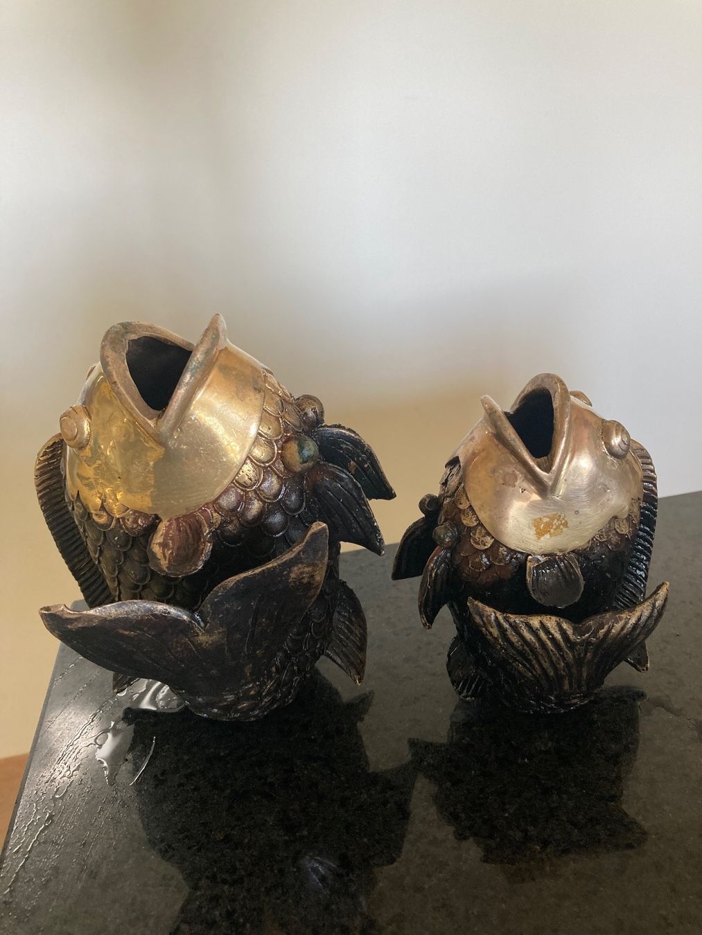 Sculture & Statue: Set Fische aus Bronze/ Messing – Usato da Oberägeri venduto da Vargo11 7