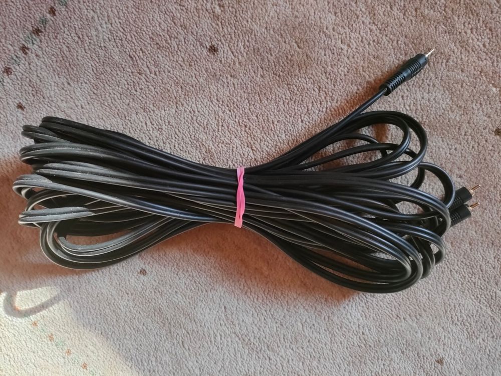 10m Câble audio mini jack 3mm cinch stereo Kaufen auf Ricardo