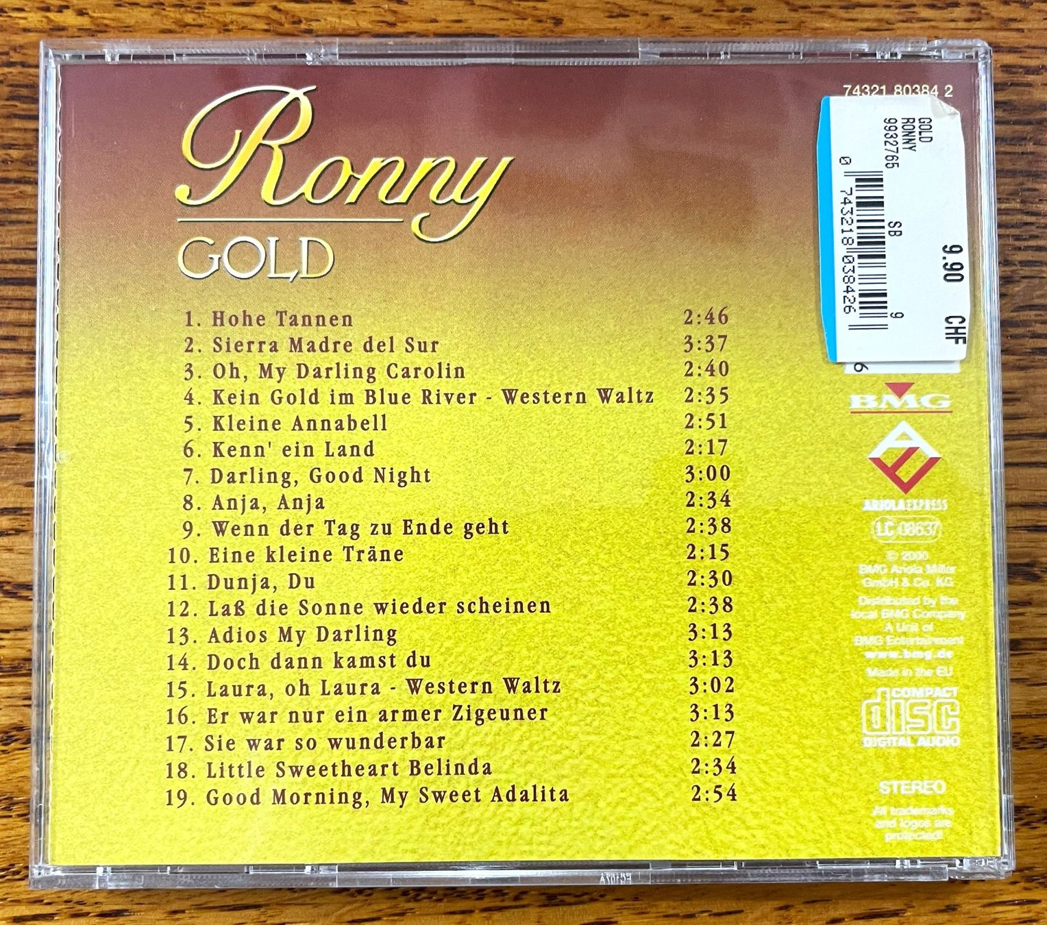 CD: Ronny Gold CD – Usato da Oftringen venduto da Vucki 1