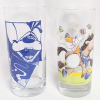 2x Vintage DIDDL Trinkgläser