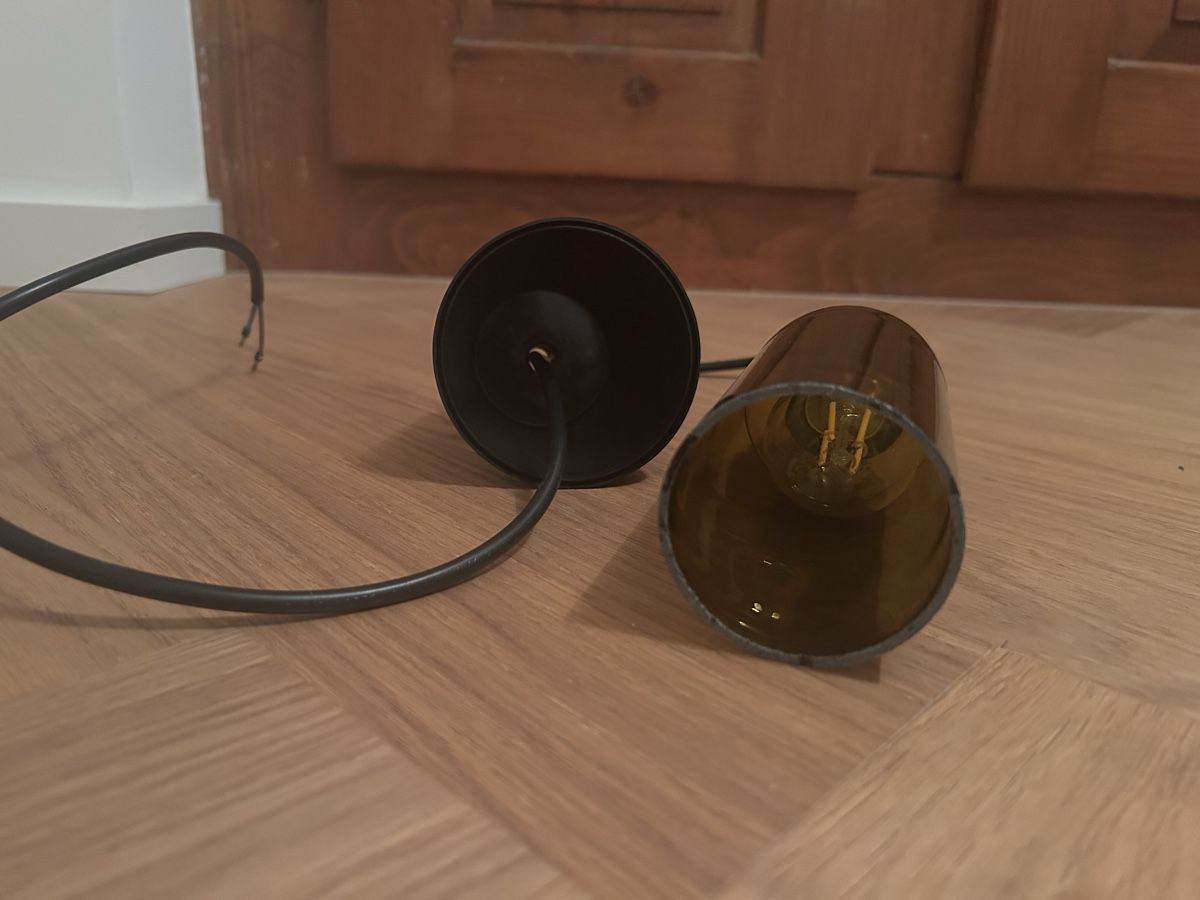 Lampadari & plafoniere: Bieflaschen- Deckenlampe – Usato da Biel/Bienne venduto da DonCorleone77 1
