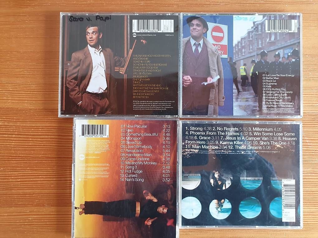 CDs: Robbie Williams 4er CD Set, top Zustand, Original – Gebraucht aus Olten von gabriel_27 2