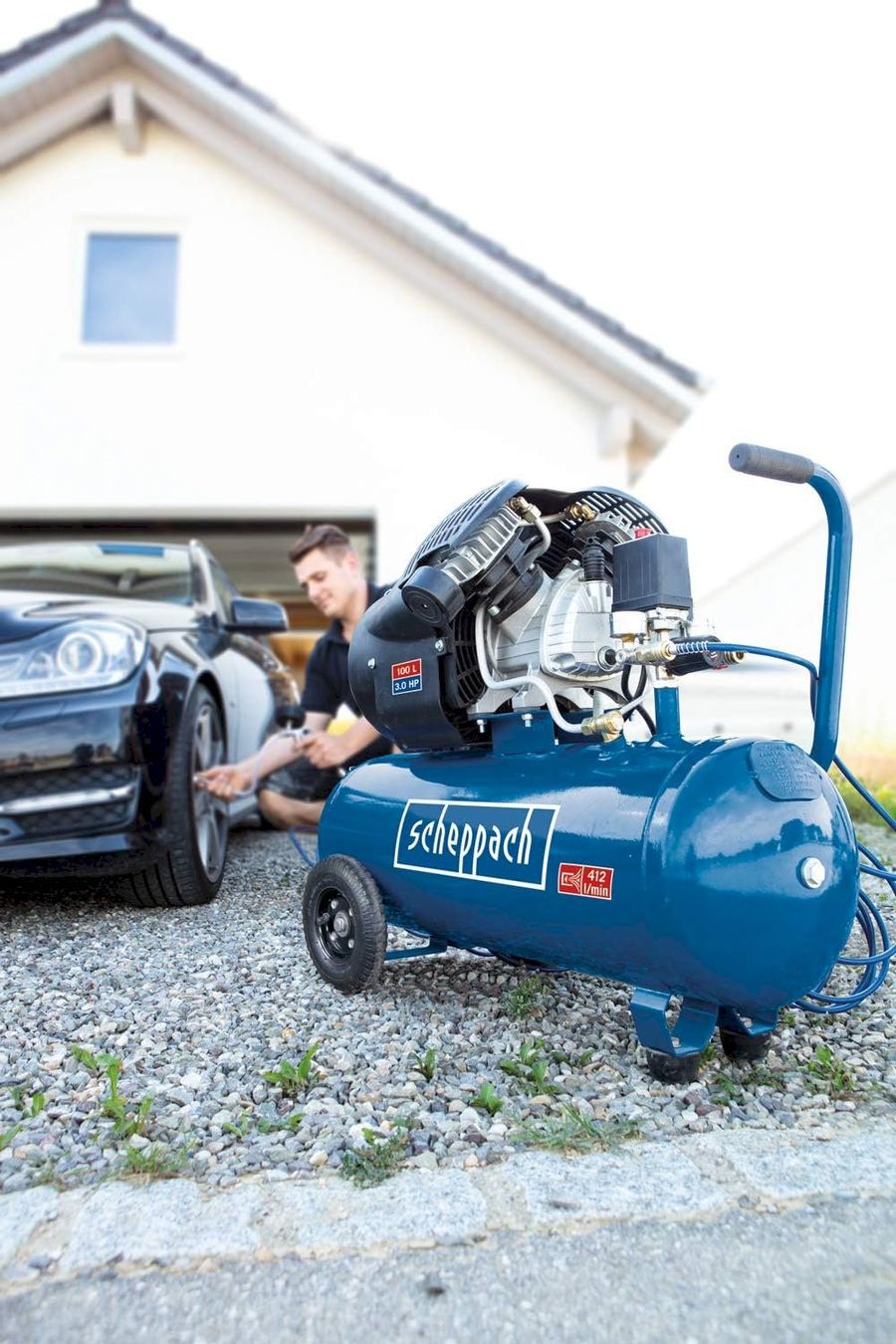 Scheppach Compresseurs: Scheppach Kompressor HC120DC – Neuf avec emballage d'origine à Bottighofen par zaap 3