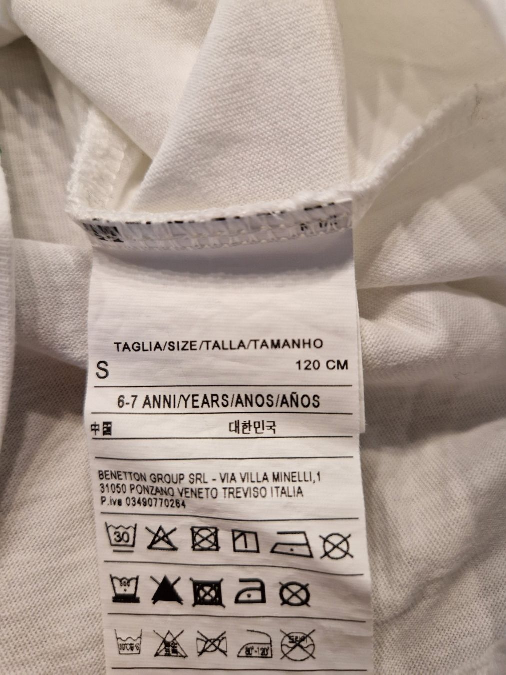 Benetton Camicie, T-shirt & Polo: Benetton Langarmshirt Gr. 120 NEU – Usato da Davos-Dorf venduto da Bpelikan 2