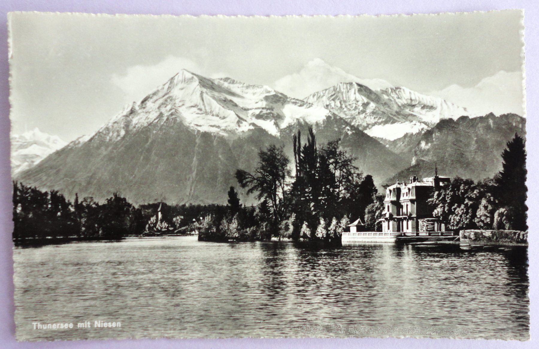 Cartoline postali: Thunersee mit Niesen – Usato da Fétigny venduto da Billy2miny