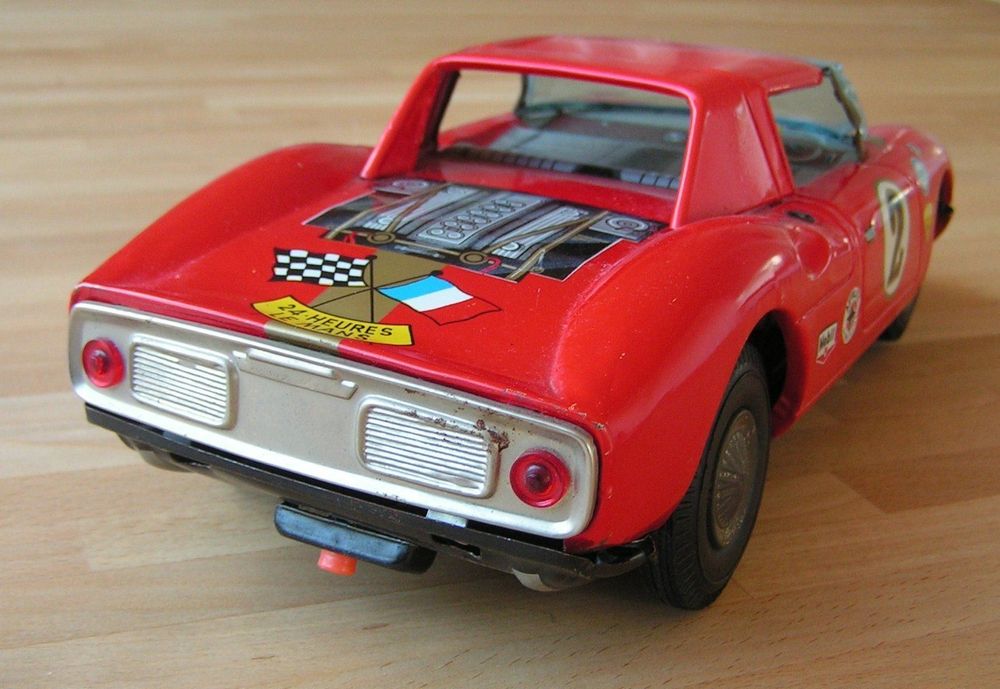 Jouet Ancien ATC Asahi Toys - Ferrari Berlinetta 250 Le Mans - Tôle