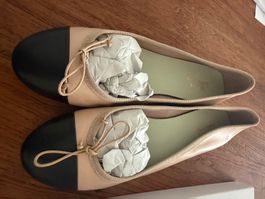Prima ballerina - Ballerines taille 40 - Nude / Noir