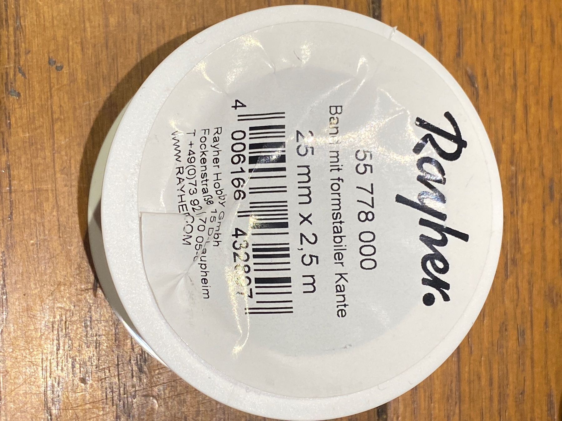 Nastri decorativi: 55778000 25mm 2,5m polyester polyamid – Nuovo e nell'imballaggio originale da Lajoux JU venduto da Briard0 2