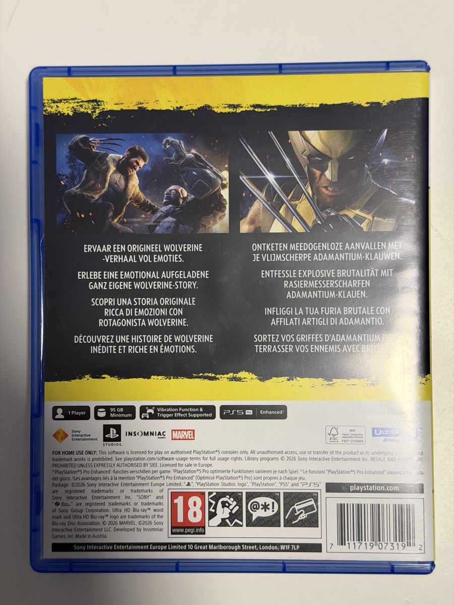 Spiele: Wolverine - PlayStation 5 – Gebraucht aus Neyruz FR von Kurouh_ 1