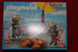 Playmobil5397 Brandeinsatz m. Löschpumpe