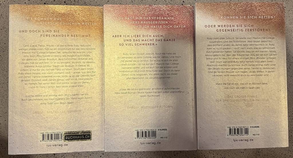 Libri: Mona Kasten Save me Reihe – Usato da Itingen venduto da Mipe612 1