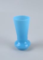 OPALGLASVASE Blau klein