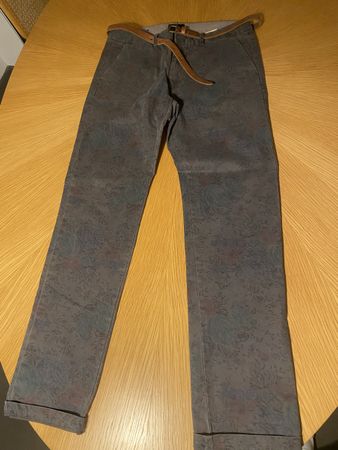 Scotch&Soda Chino Hose Blumenmuster Gr. 32/32