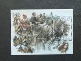 2002  Belgien René Hausmann Block Erstag (A358)
