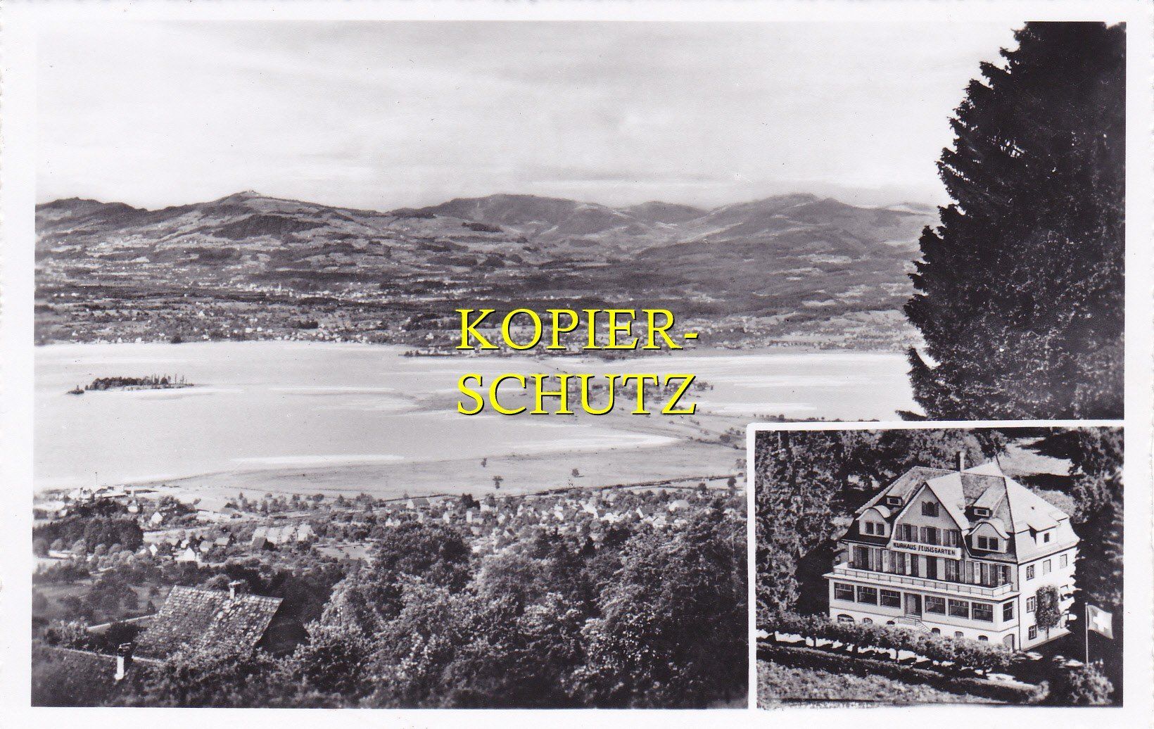 Cartoline postali: Feusisberg - Kurhaus Feusisgarten /as – Usato da Hombrechtikon venduto da Rudolf07