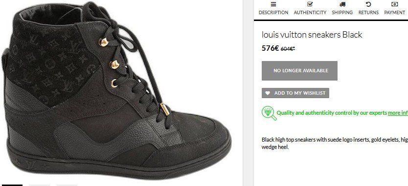Louis Vuitton Scarpe da donna: Louis Vuitton Sneakers .40 – Usato da Collonges venduto da Allegree 3