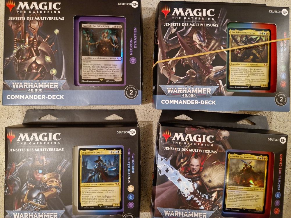 Magic the Gathering x Warhammer 40k Commander Deck Deutsch Kaufen auf Ricardo