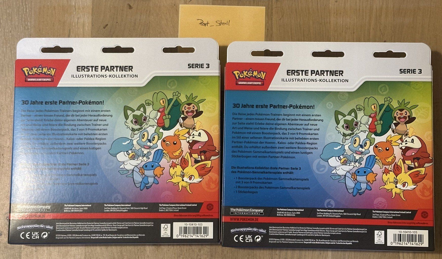 Pokémon Sammelbilder & Trading cards: Pokémon - First Partner Serie 3 – Neu und originalverpackt aus Steffisburg von Pat_Stoll 1