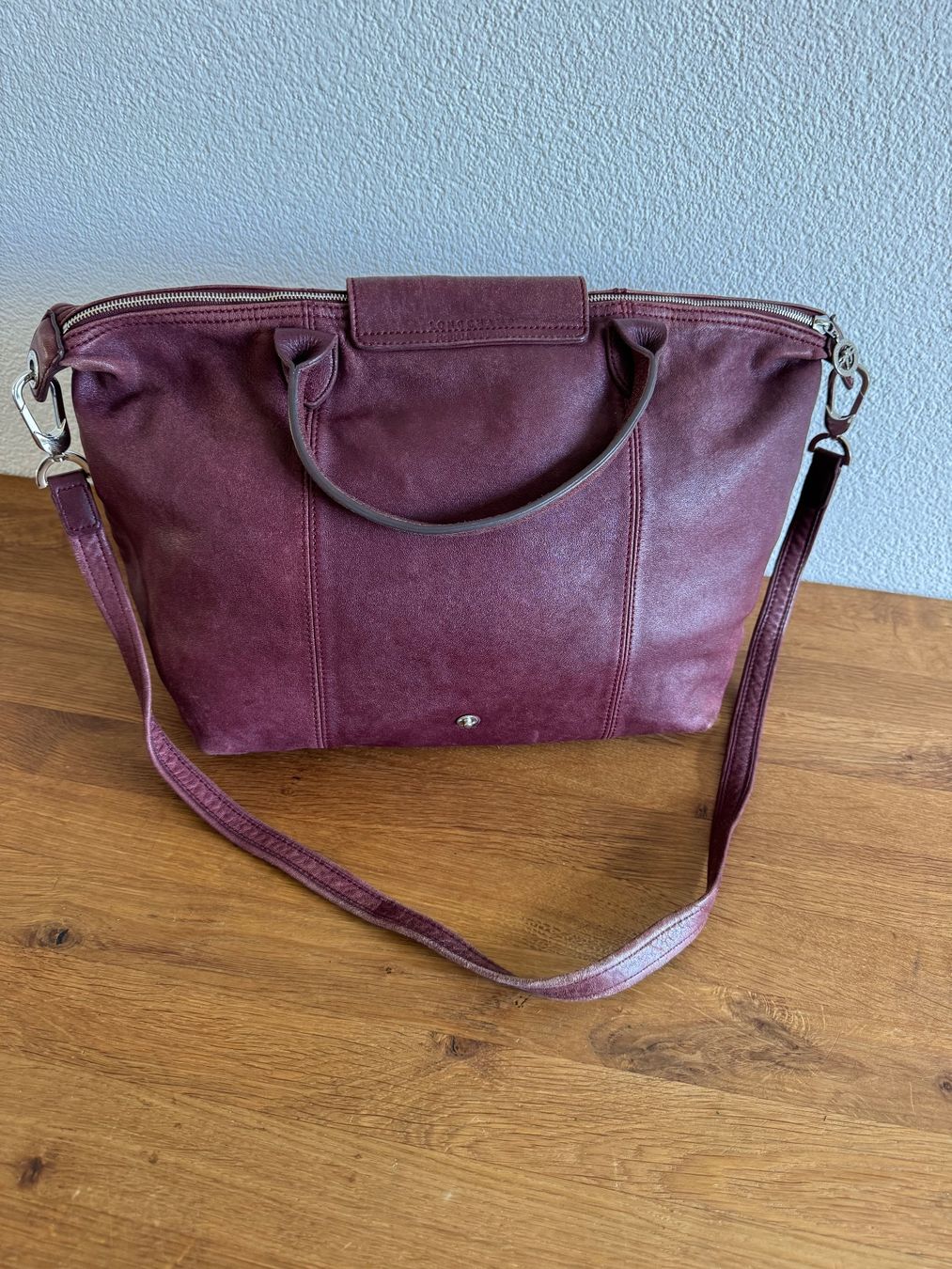 Longchamp Borse da donna: Damen Tasche von Longchamp Leder – Usato da Frauenfeld venduto da lind11 3