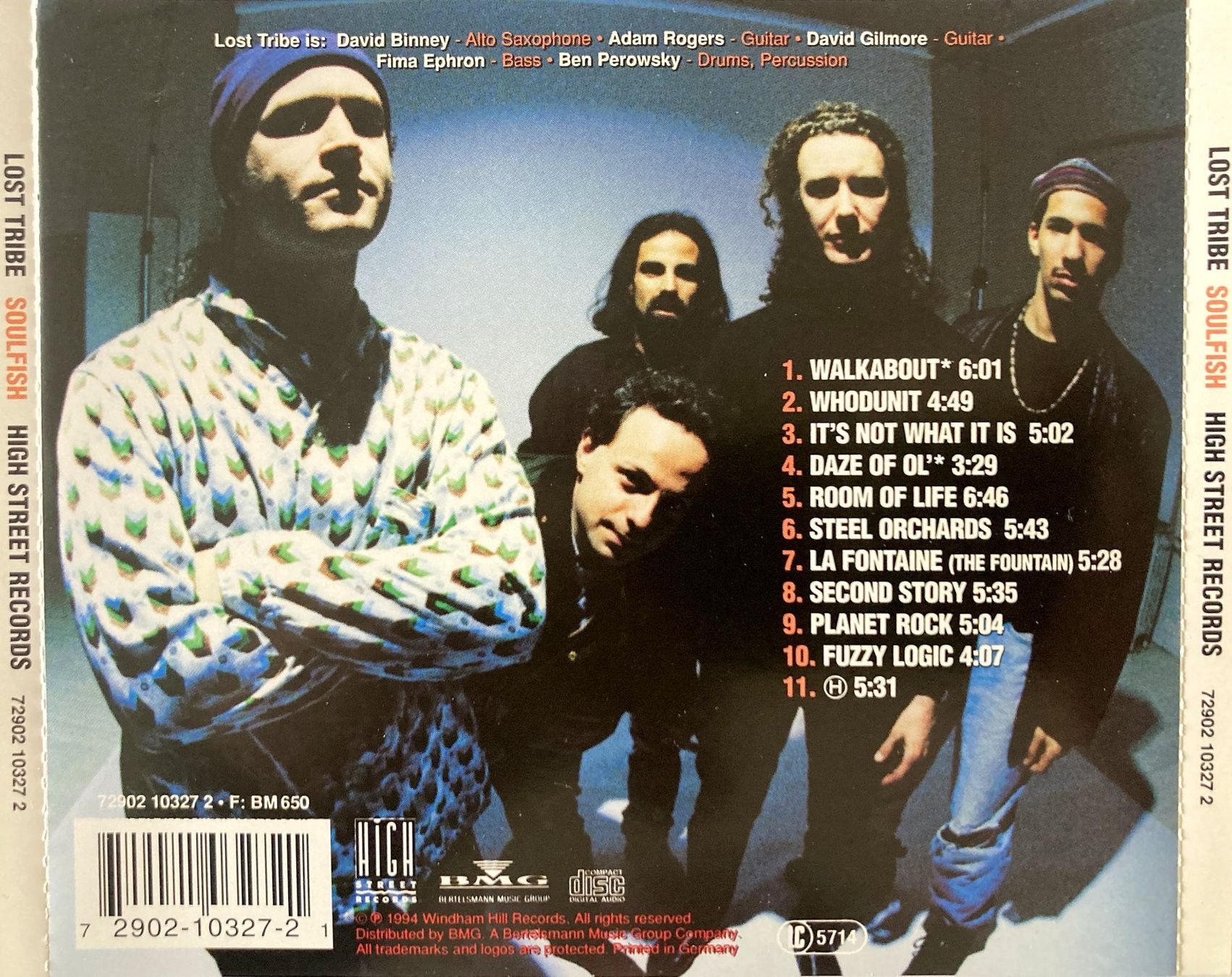 CDs: LOST TRIBE - SOULFISH (1 CD) – D'occasion à Bottens par hotter-than-hell 1