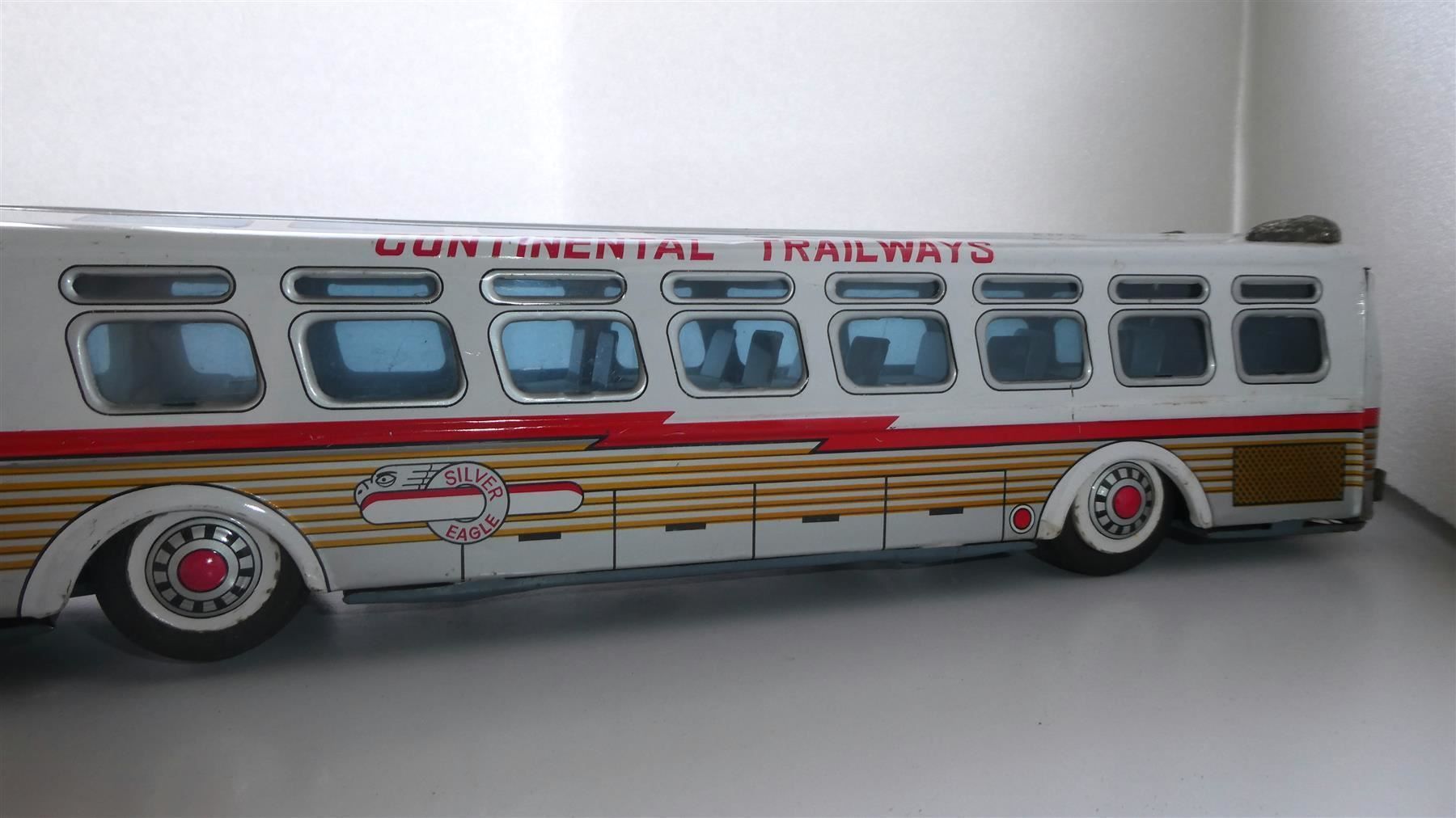 Modellini d'auto: Blechauto Setra Bus Continental Eagle Express Tin Japan – Usato da Frauenfeld venduto da Astra13 3