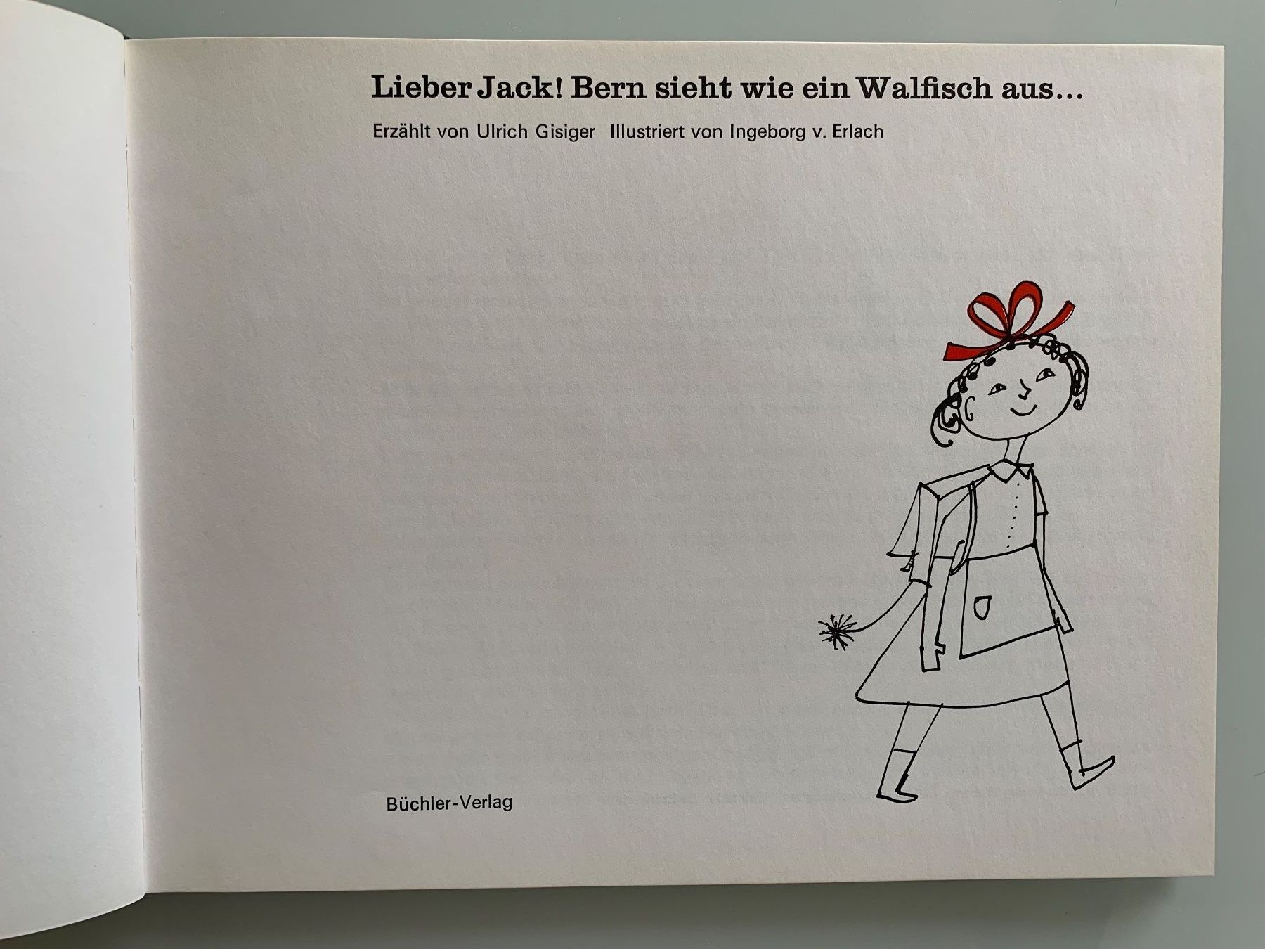 Libri: Lieber Jack! Bern sieht wie ein Walfisch aus... – Usato da Basel venduto da SusaSandig 1