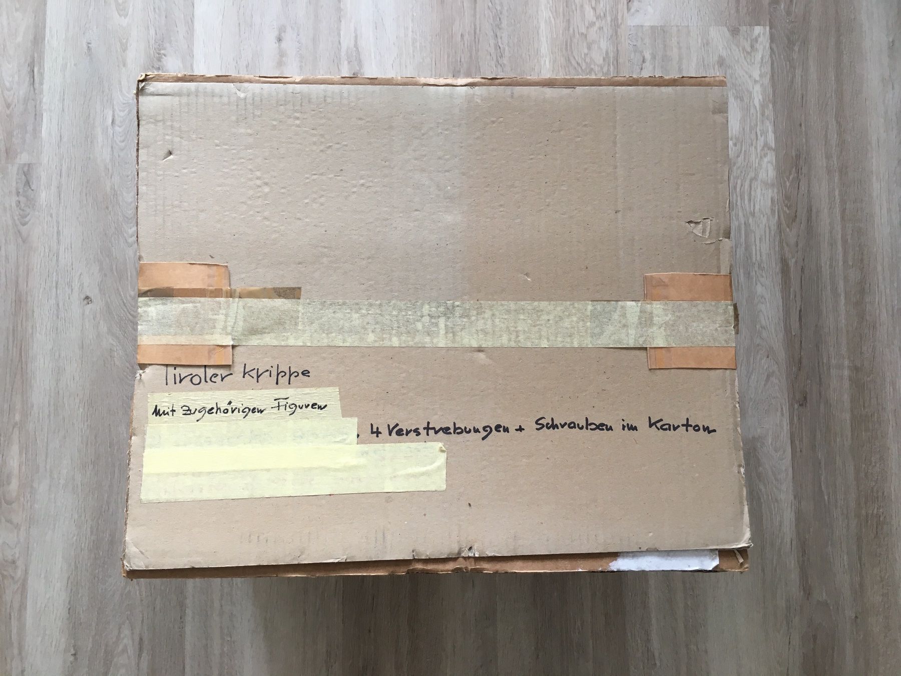 Articoli in legno: Tiroler Weihnachtskrippe (1940er) – Nuovo (secondo la descrizione) da Embrach venduto da selviv 1