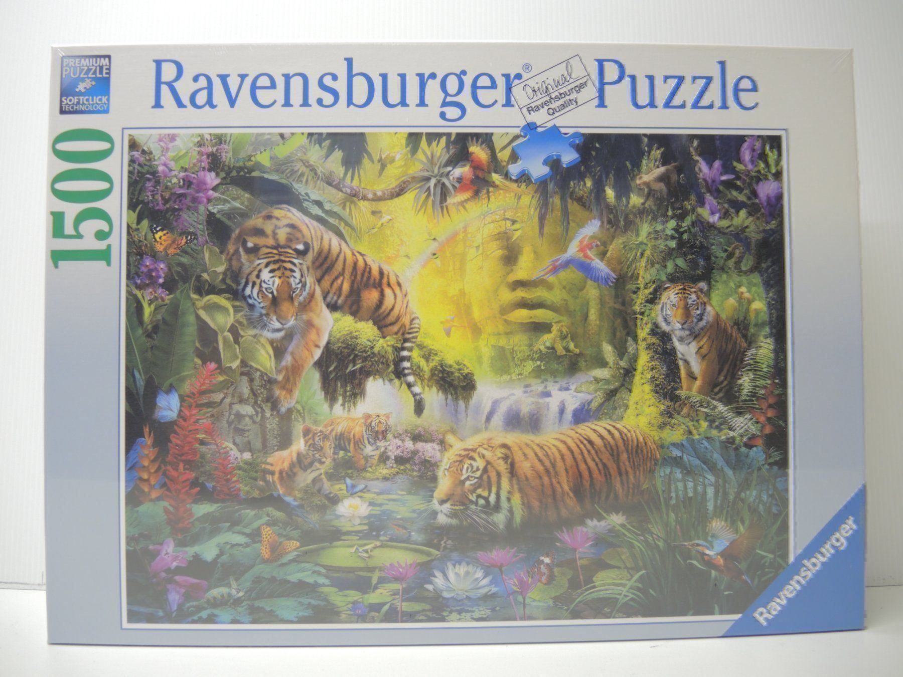 Ravensburger Puzzle: Ravensburger 16.005 Tiger 1500 tlg – Nuovo e nell'imballaggio originale da Dagmersellen venduto da FBM-Bacheli