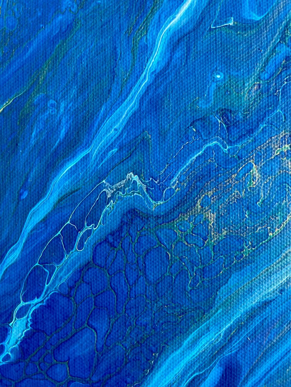 Dipinti: Abstraktes Acrylgemälde 25x25 Einzelstück – Nuovo (secondo la descrizione) da Hochdorf venduto da Jasminurschel 4