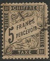 Timbre de 1881/92 ( France / Taxe / signé )
