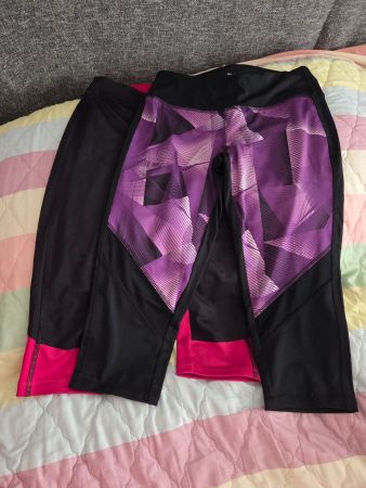 9 Sport Hosen, Damen Funktionscapri