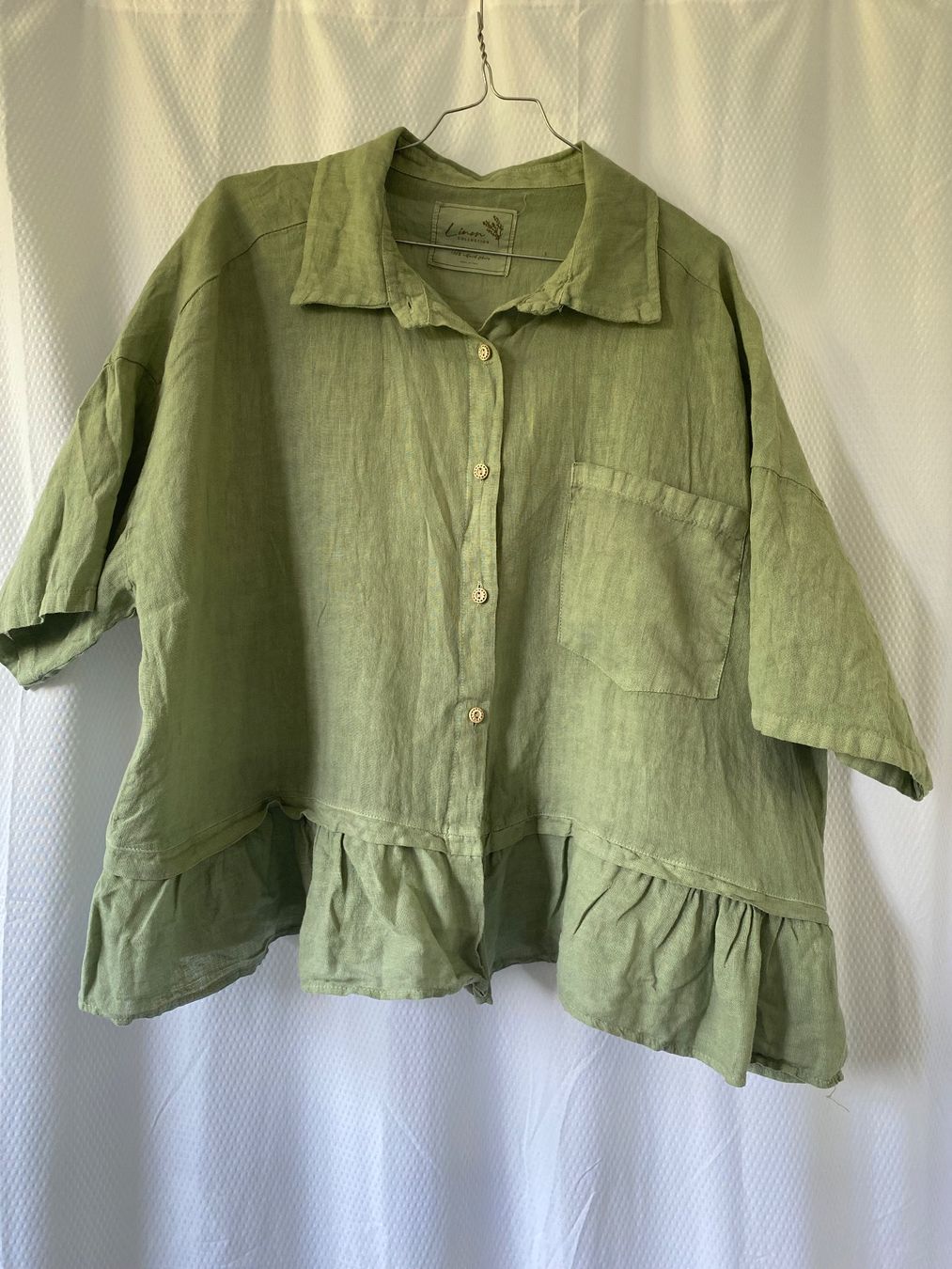 Blusen: LINEN COLLECTION Bluse - Gr. 46/48 – Gebraucht aus Besazio von lionheart63