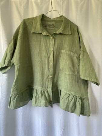 LINEN COLLECTION Bluse - Gr. 46/48