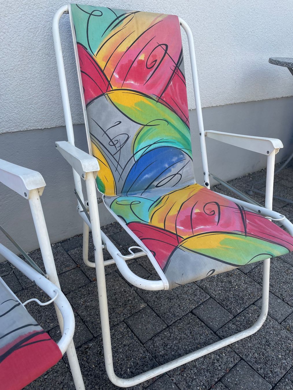 Sedie: 2 Vintage Klapp-Gartenstühle von Mcamping – Usato da Winterthur venduto da moschtli20 2