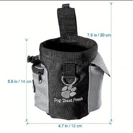 Füttertasche für Hunde mit integriertem Kotbeutelspender