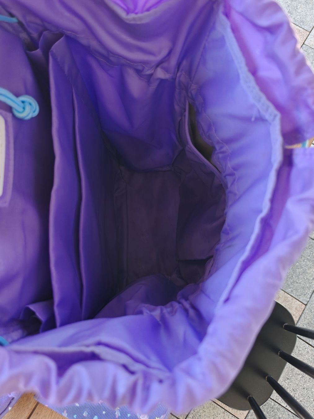 Borse & Zaini: Beckmann Kinderrucksack & Turnsack Einhorn lila mit Etui Grö – Usato da Veltheim AG venduto da maurog01 4