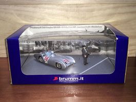 Mercedes W196C Diorama GP Italia 1/43 J.M. Fangio