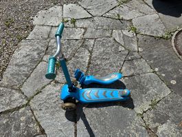 Kinderroller blau gebraucht 3-Rad