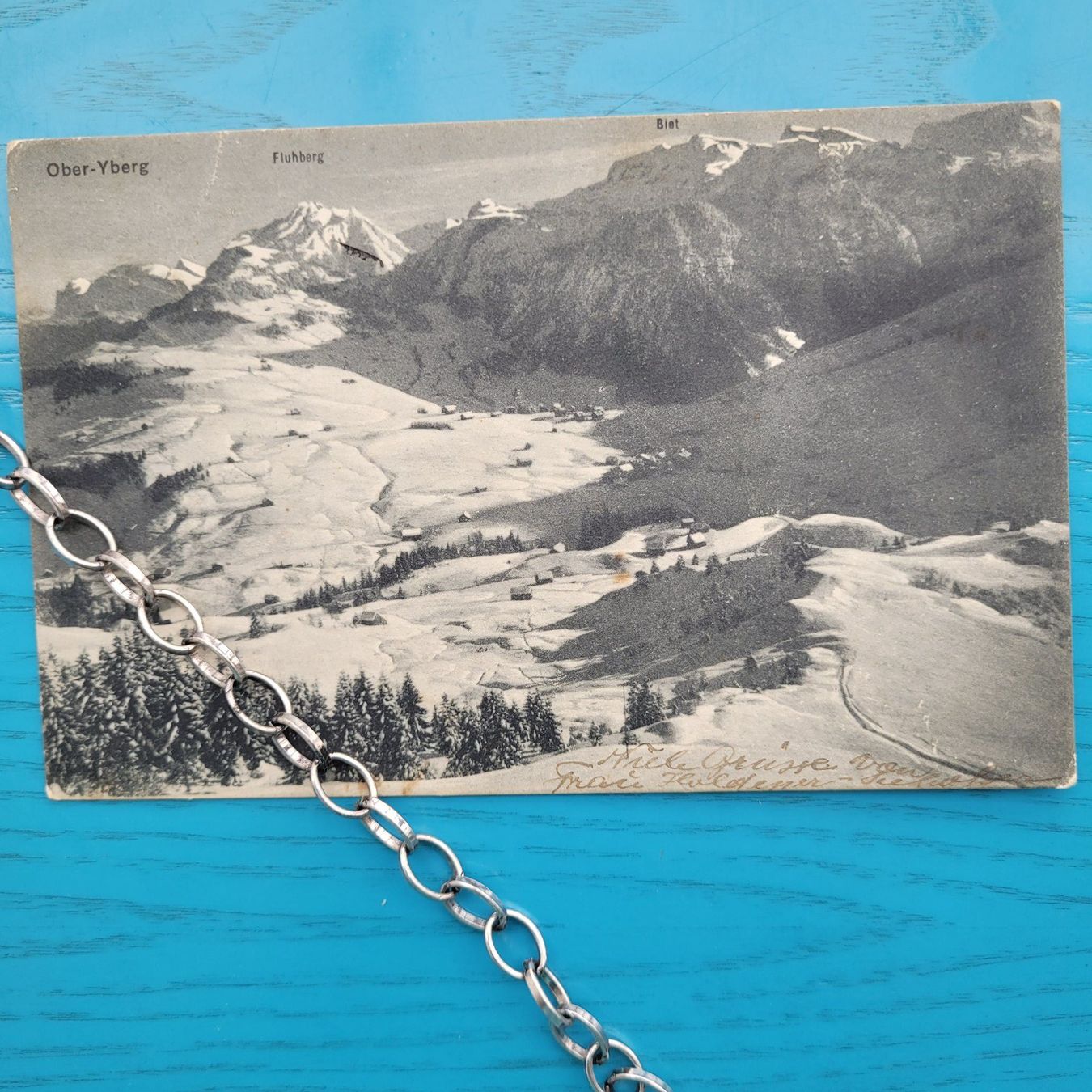 Cartoline postali: Ober-Yberg (SZ) 1928 – Usato da SCHÜBELBACH venduto da CoKaHa